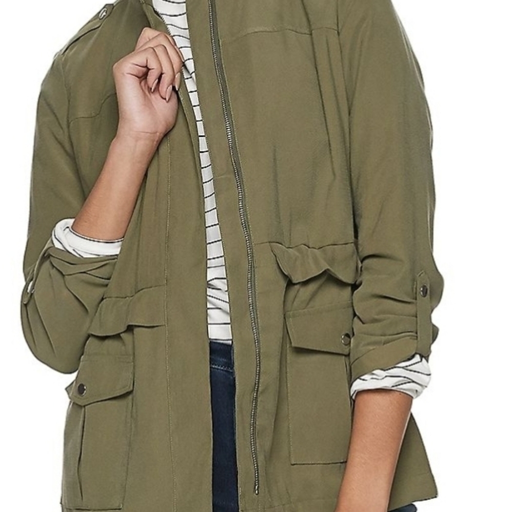 Roll-Tab Sleeve Utility Jacket - image 1